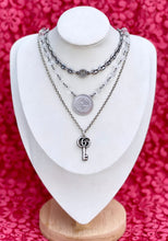 Load image into Gallery viewer, Repurposed Two~In~One Gucci GG &amp; Lucky Hearts Reversible Coin Chocker