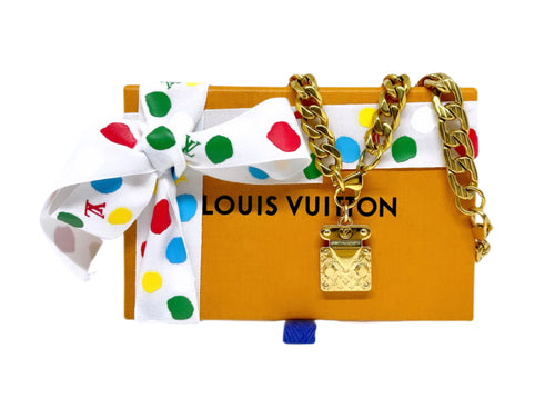 Repurposed Large Louis Vuitton Hardware Charm *Convertible* Necklace/ Bracelet
