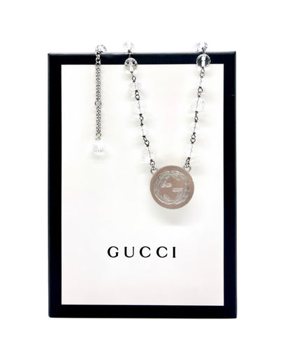 Repurposed Two~In~One Gucci GG & Lucky Hearts Reversible Coin Chocker