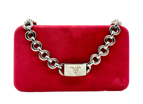 Very Rare Repurposed Prada Hardware Tag Antique Silver Necklace
