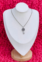 Load image into Gallery viewer, .925 Sterling Sterling Silver Gucci Key Necklace