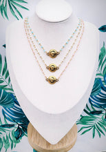 Load image into Gallery viewer, Repurposed Versace Medusa Coin &amp; Freshwater Pearl Necklace