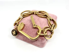 Load image into Gallery viewer, Repurposed Gold Louis Vuitton Vintage Bracelet