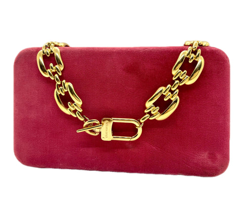 Repurposed Louis Vuitton Keychain Clasp 1980’s Vintage Statement Necklace