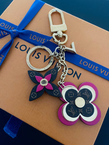 Repurposed Louis Vuitton Keyring Star Charm Necklace