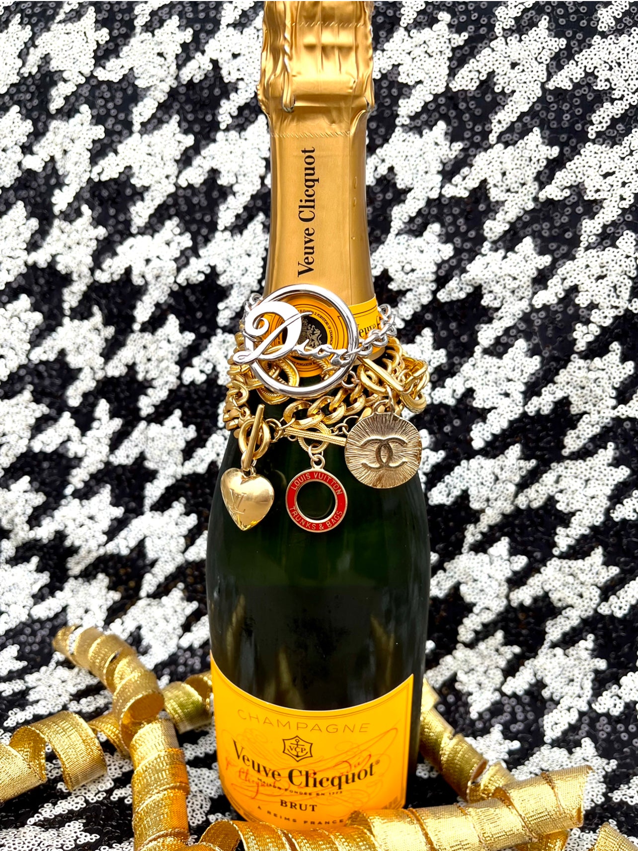 vuitton champagne bottle