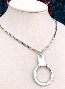 Repurposed Louis Vuitton Keychain Necklace