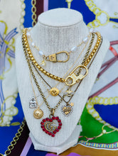 Load image into Gallery viewer, Repurposed Versace Medusa Coin &amp; Freshwater Pearl Necklace
